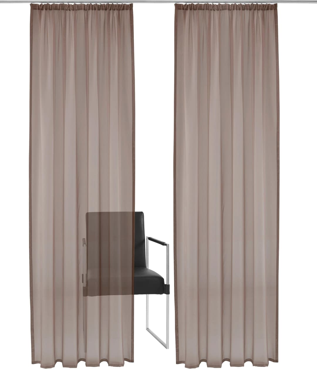 OTTO home Gardine XANA | Braun