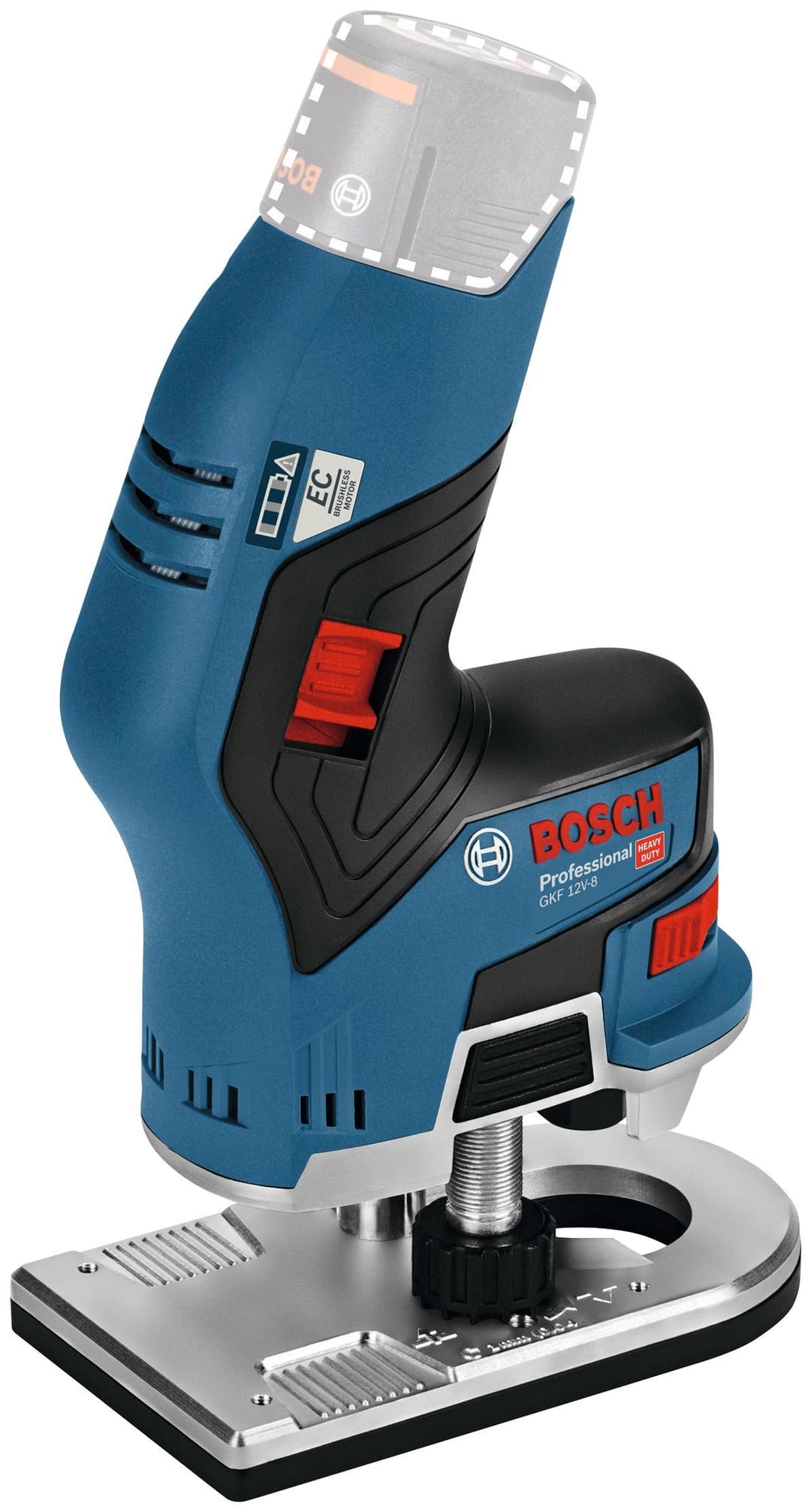 Bosch Professional Akku-Fräse GKF 12V-8 | Blau