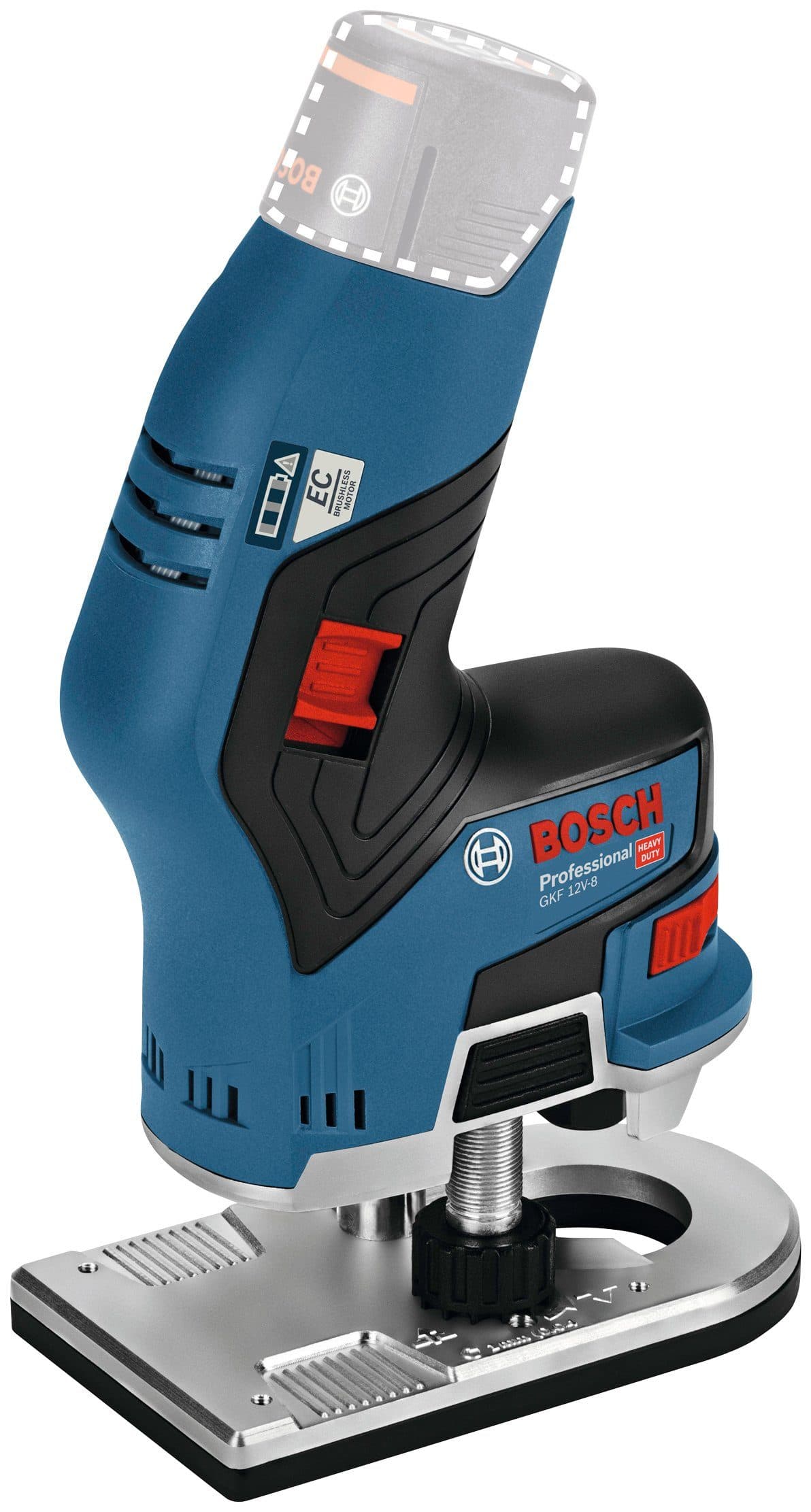 Bosch Professional Akku-Fräse GKF 12V-8 | Blau