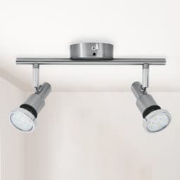 B.K.Licht LED Deckenleuchte Aurel | Silber