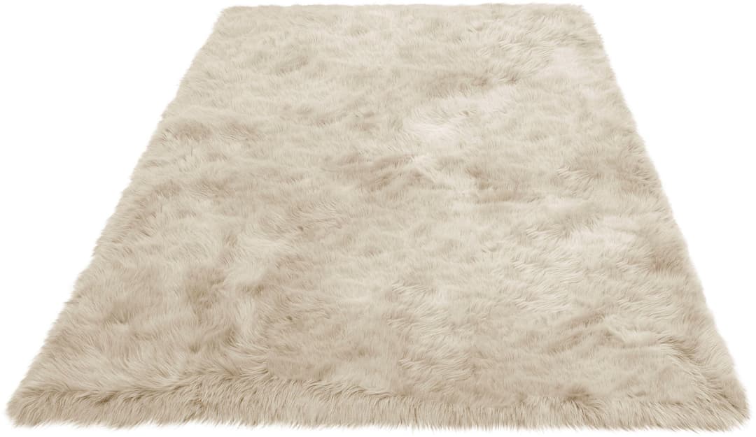 OTTO home Hochflor-Teppich Valeria | Beige