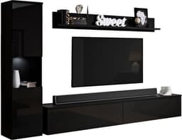 OTTO home Wohnwand PARIS | Schwarz