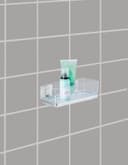 Wenko Duschablage Vacuum-Loc Quadro | Silber 3