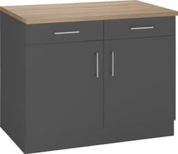 KOCHSTATION Unterschrank KS-Mali Breite 100 cm | Braun