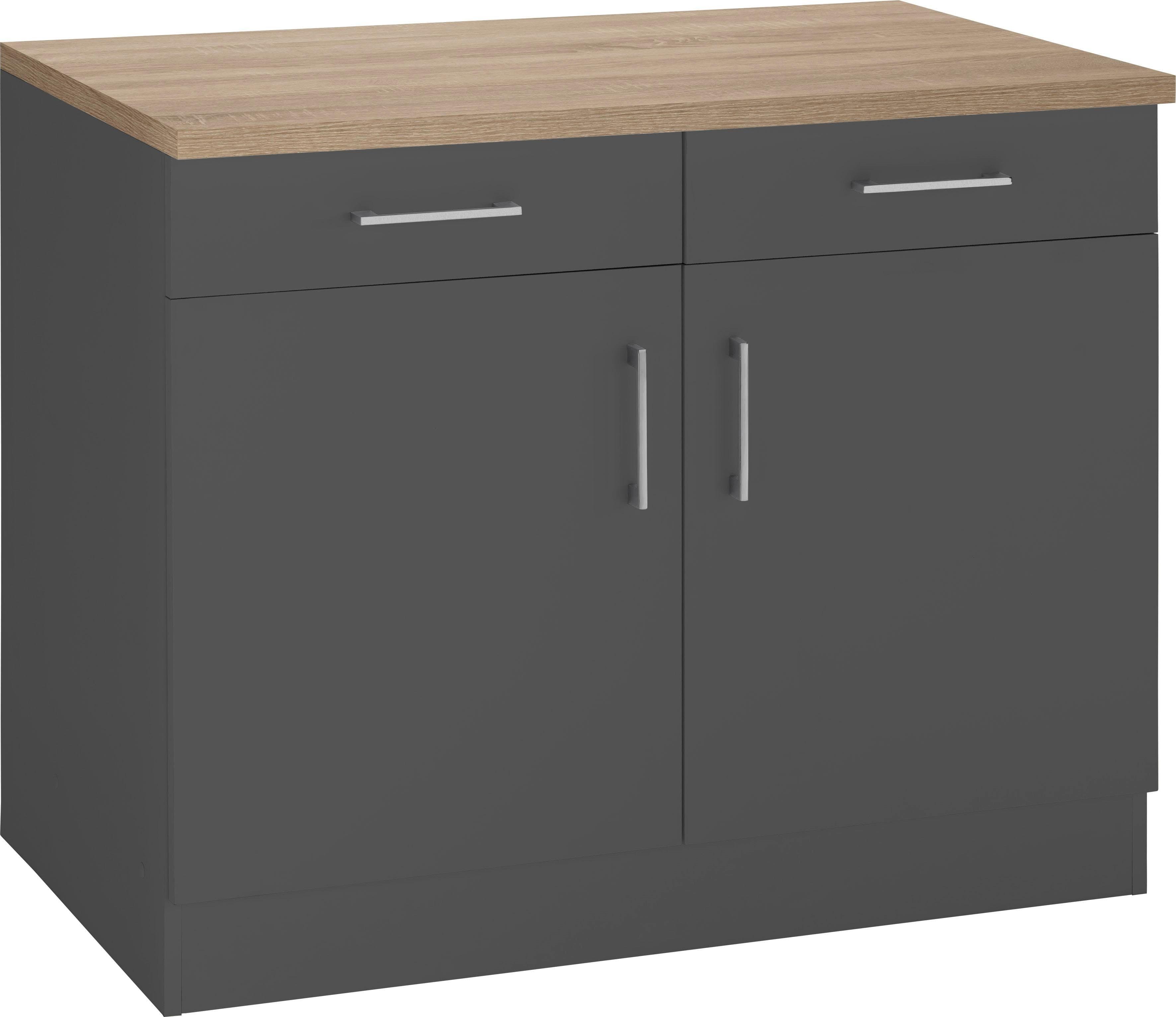 KOCHSTATION Unterschrank KS-Mali Breite 100 cm | Braun