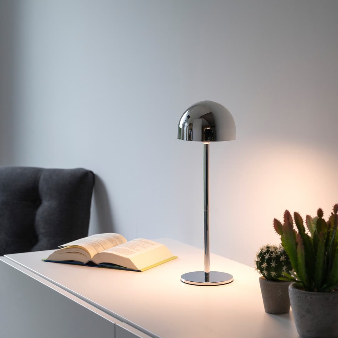 OTTO home Garrin Akku Tischleuchte | Silber