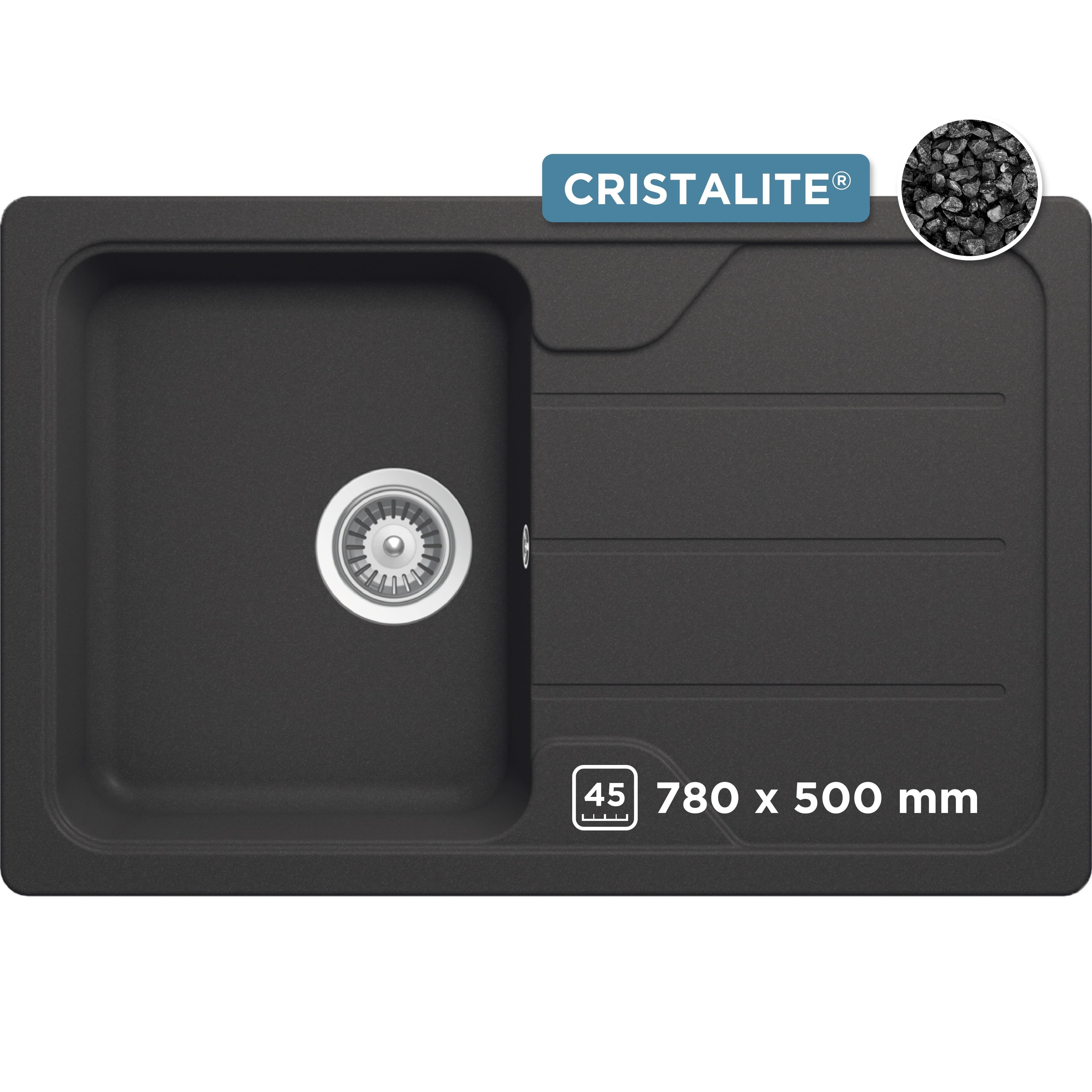 Schock Granitspüle Formhaus Mini | Schwarz