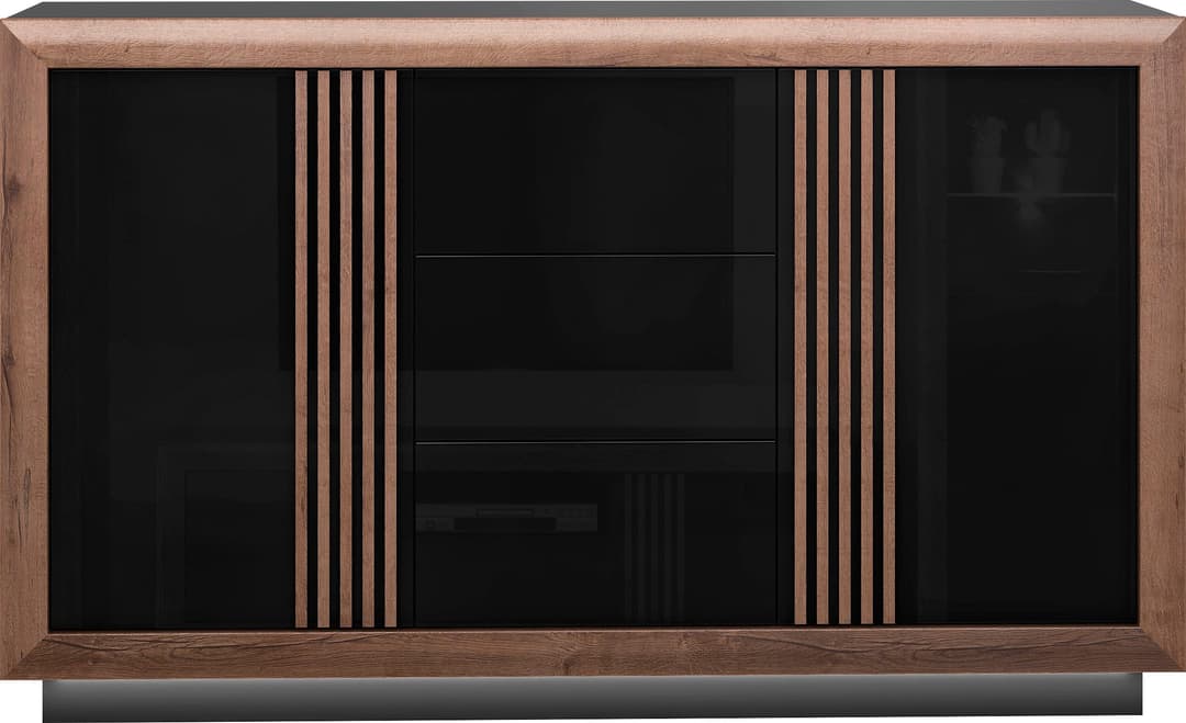 FORTE Sideboard Savona | Schwarz