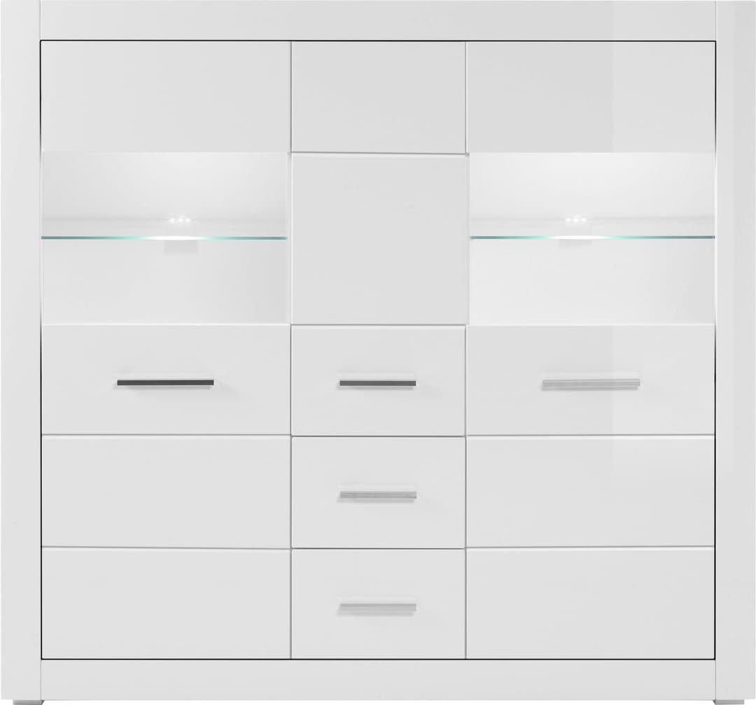 Home affaire Highboard BIANCO | Weiß