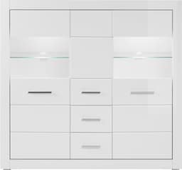 Home affaire Highboard BIANCO | Weiß