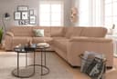 sit&more Ecksofa Montego L-Form | Braun
