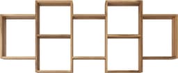 Home affaire Wandboard Wandregal Trio | Holztöne