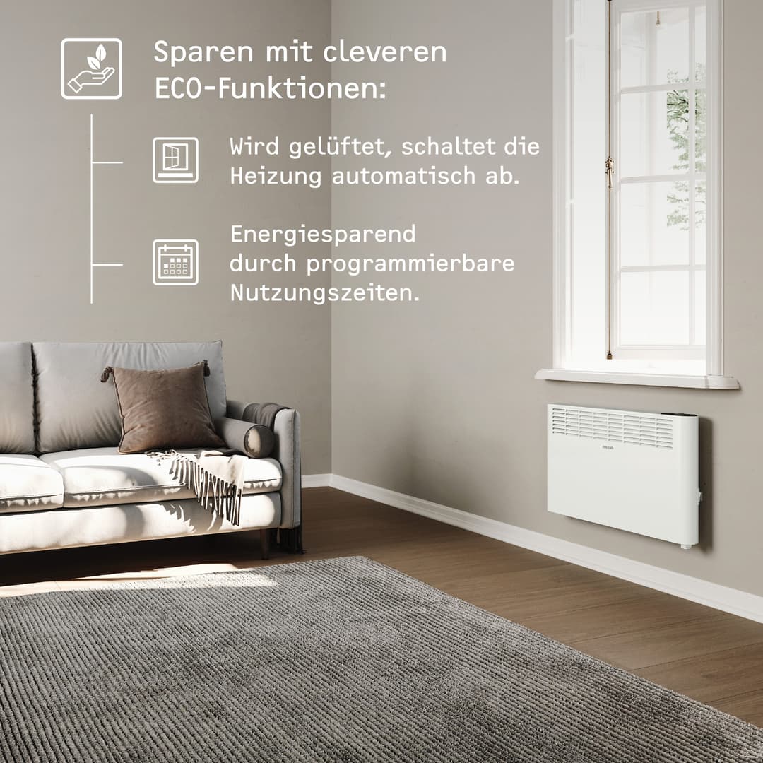 STIEBEL ELTRON Konvektor CNS 2000 Plus LCD | Weiß