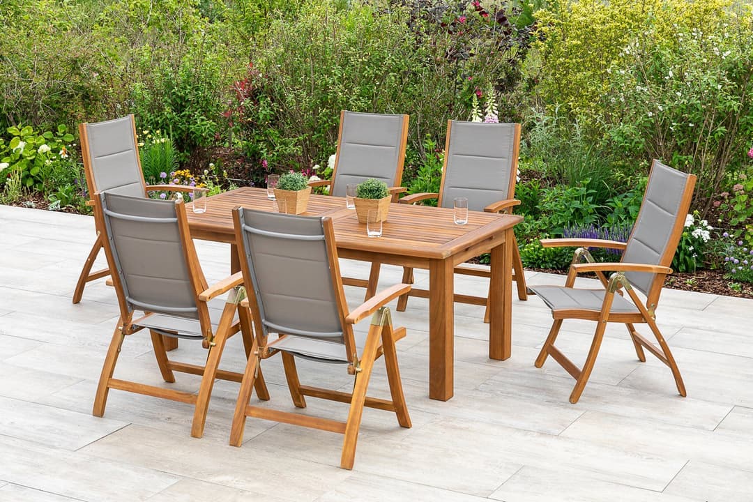 MERXX Garten-Essgruppe Acapulco | Holztöne