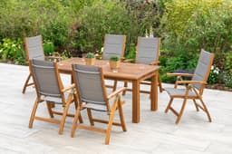 MERXX Garten-Essgruppe Acapulco | Holztöne