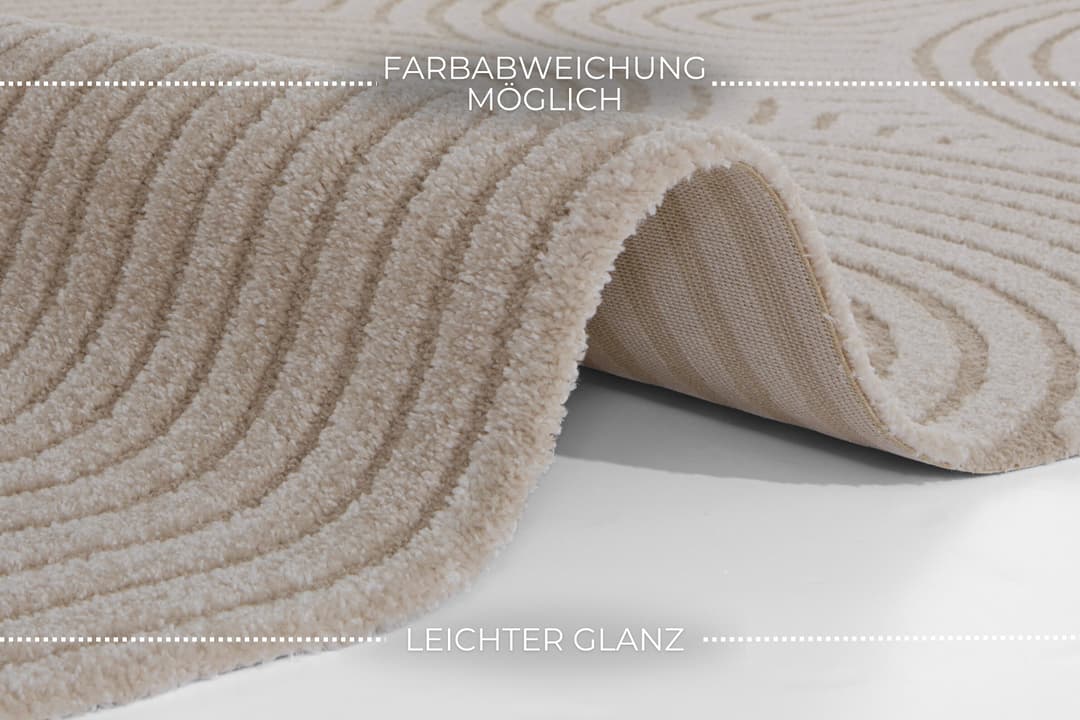 ELLE DECORATION Designteppich Panglao | Beige