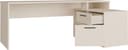 FORTE Eckschreibtisch Tezaur | Beige 2