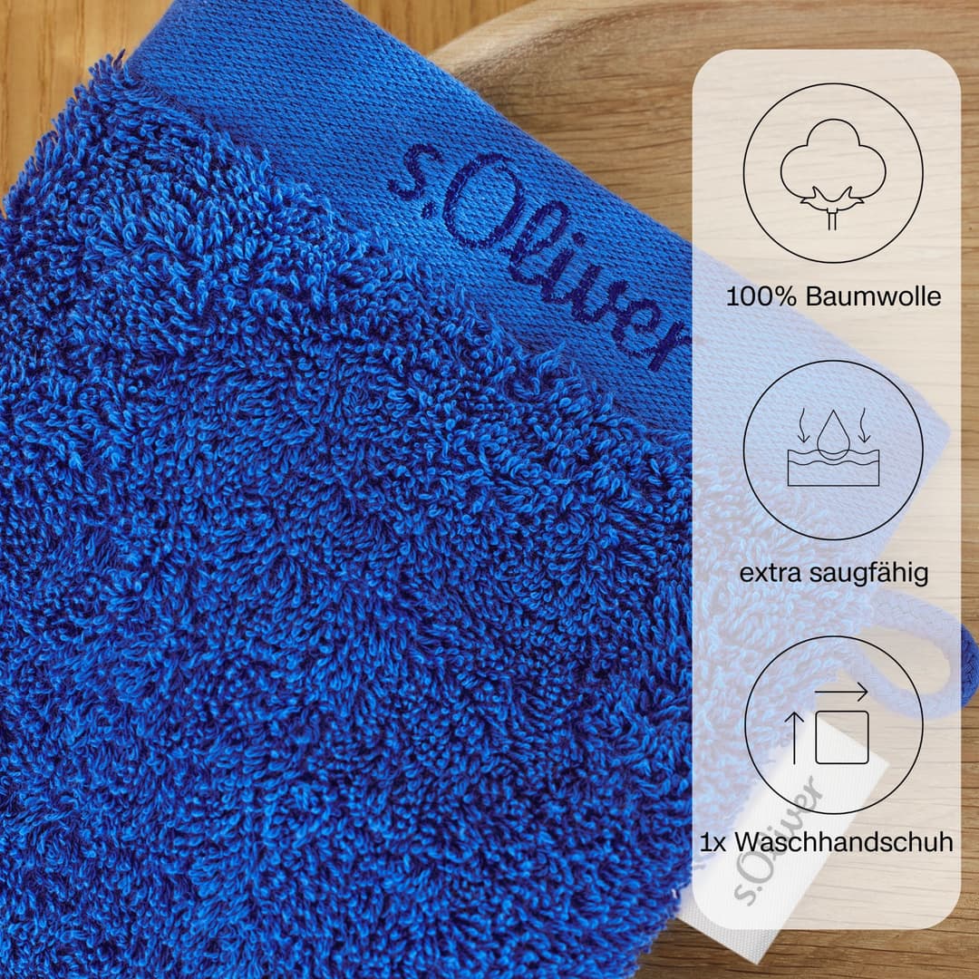 s.Oliver Waschhandschuh | Blau