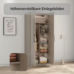 OTTO home Kleiderschrank Sylt | Grau