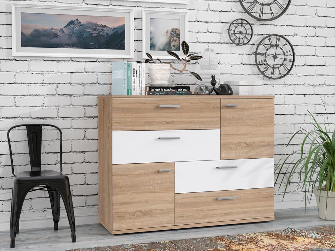 FORTE Kommode Skive | Holztöne