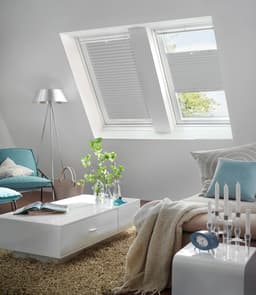 GARDINIA Dachfensterplissee | Grau