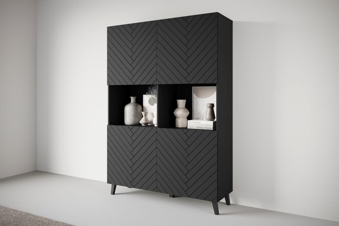 Home affaire Highboard Phuket | Schwarz