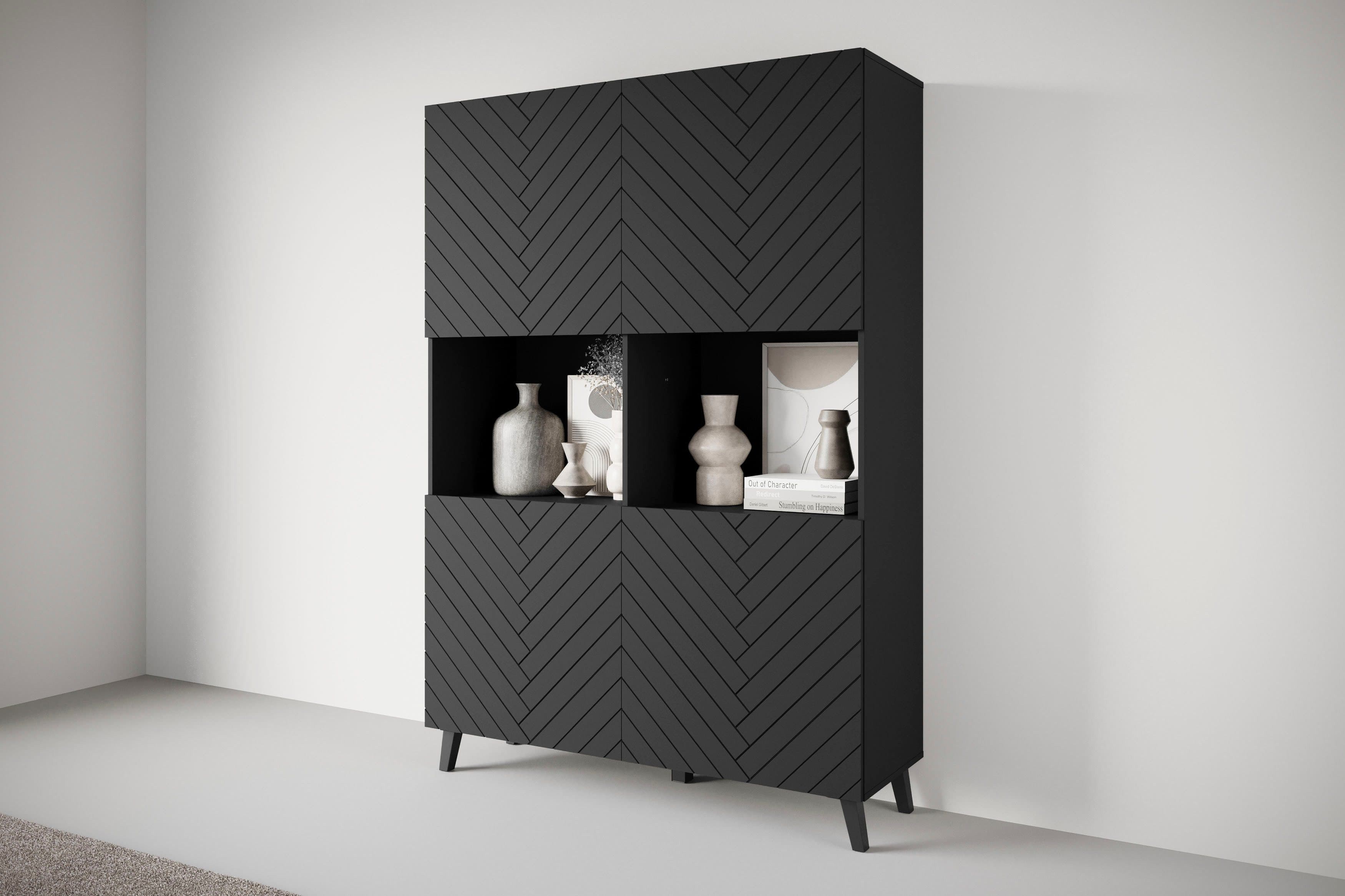 Home affaire Highboard Phuket | Schwarz
