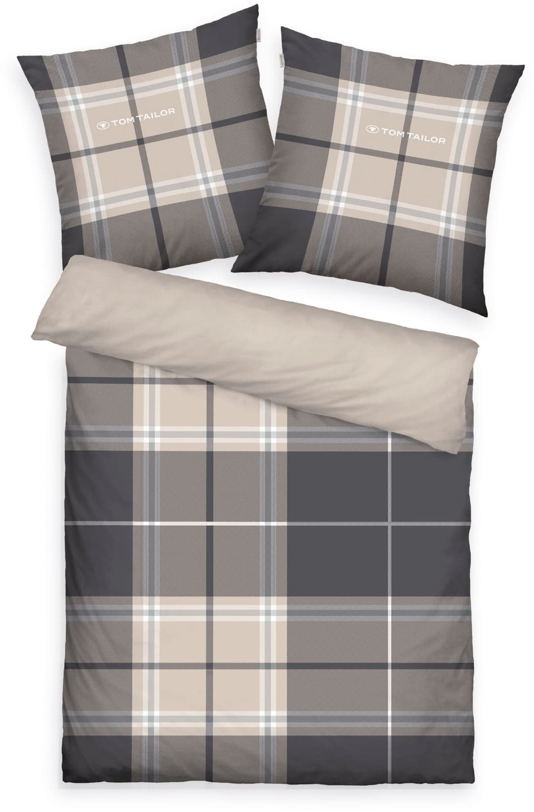 TOM TAILOR HOME Wendebettwäsche Eric | Beige