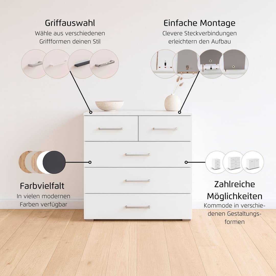 rauch Kommode Gamma | Weiß
