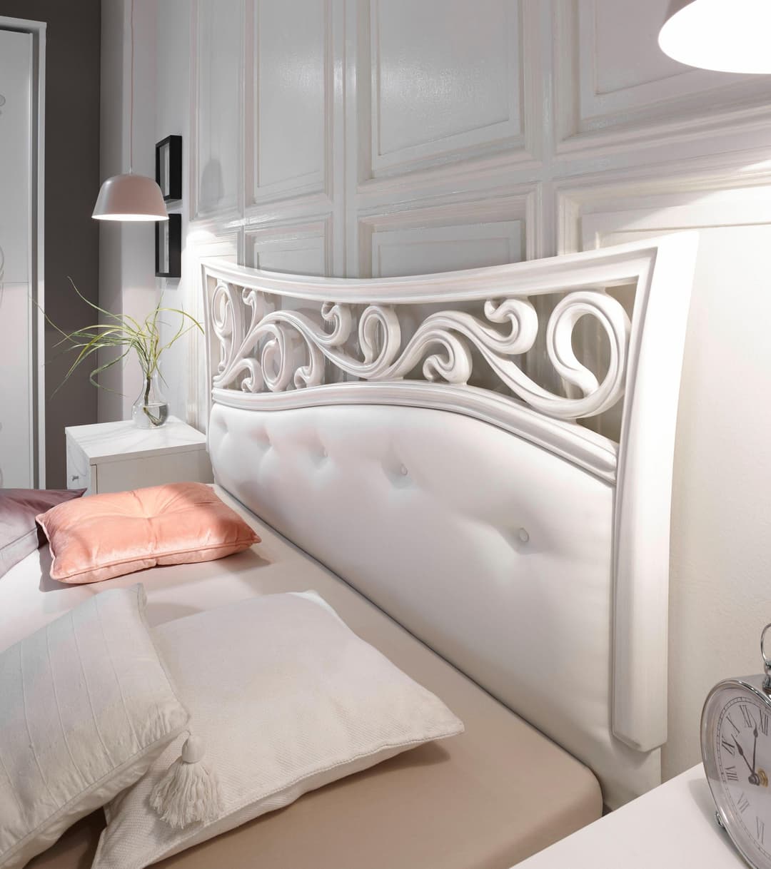 Home affaire Polsterbett Soler | Weiß