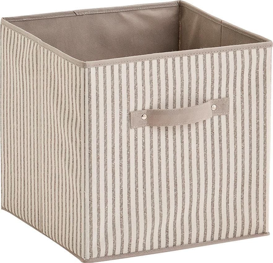 Zeller Present Aufbewahrungsbox Stripes | Beige