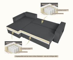 OTTO home Ecksofa CASSI L-Form | Grau