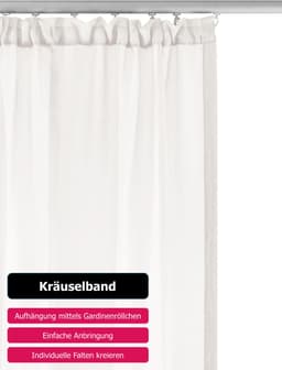 OTTO home Gardine XANA | Weiß