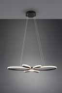 TRIO Leuchten LED Pendelleuchte FLY | Schwarz 4