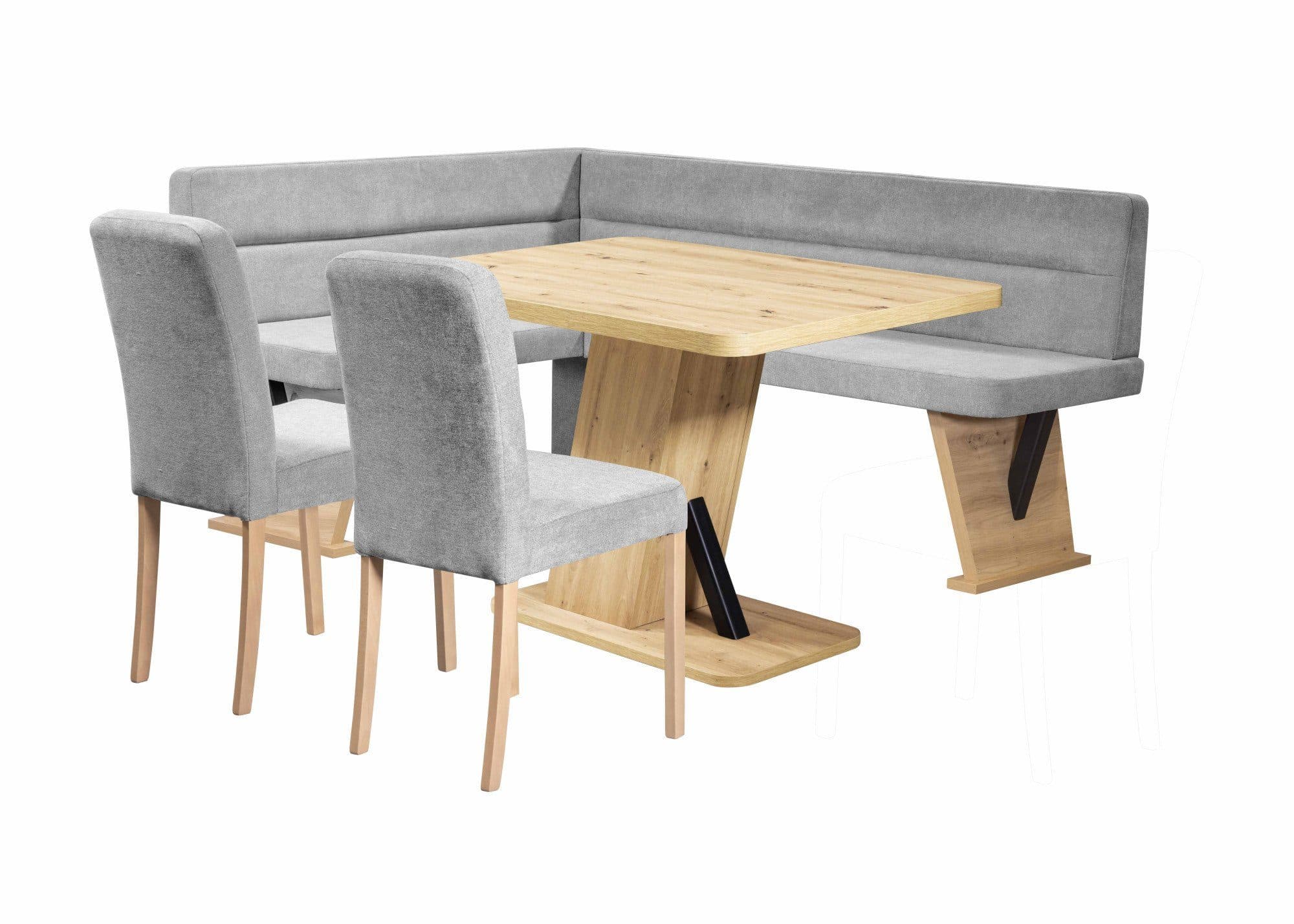 Home affaire Eckbankgruppe Laros | Grau