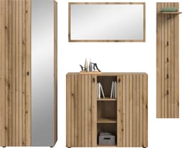 Home affaire Garderoben-Set TATIO | Holztöne