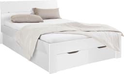 rauch Bett Einzelbett Doppelbett Stauraum FLEXX | Weiß
