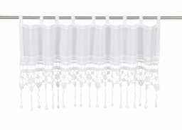 HOSSNER - ART OF HOME DECO Querbehang Großglockner | Weiß