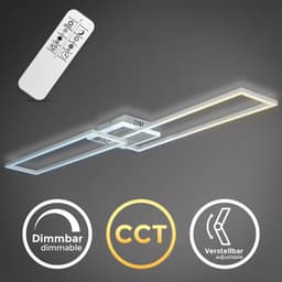 B.K.Licht LED Deckenleuchte BK_FR1439 | Weiß