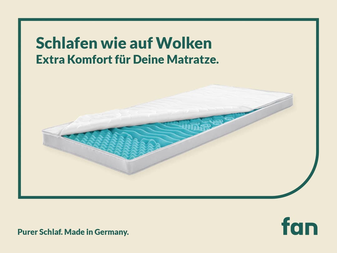 fan Topper Big Komfort Plus | Weiß
