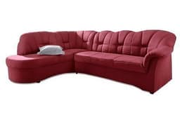 DOMO collection Ecksofa Papenburg | Rot