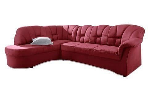 DOMO collection Ecksofa Papenburg | Rot