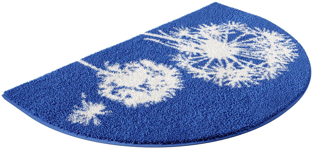Grund Badematte Pusteblume | Blau