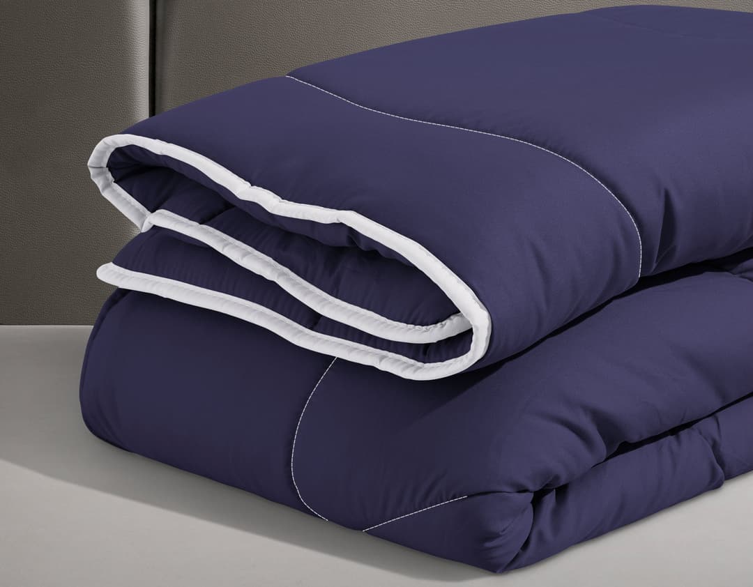 OTTO home Microfaserbettdecke Microlux | Blau