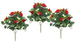 I.GE.A. Künstlicher Rosenbusch | Rot
