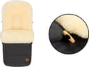 Fillikid Fußsack Bernina Style mit Lammfell | Grau 3