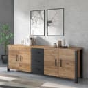 Home affaire Sideboard Olin | Holztöne