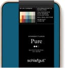Schlafgut Spannbettlaken PURE | Blau 4
