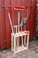 promadino Gartengerätehalter Universal 353/38 | Holztöne 5