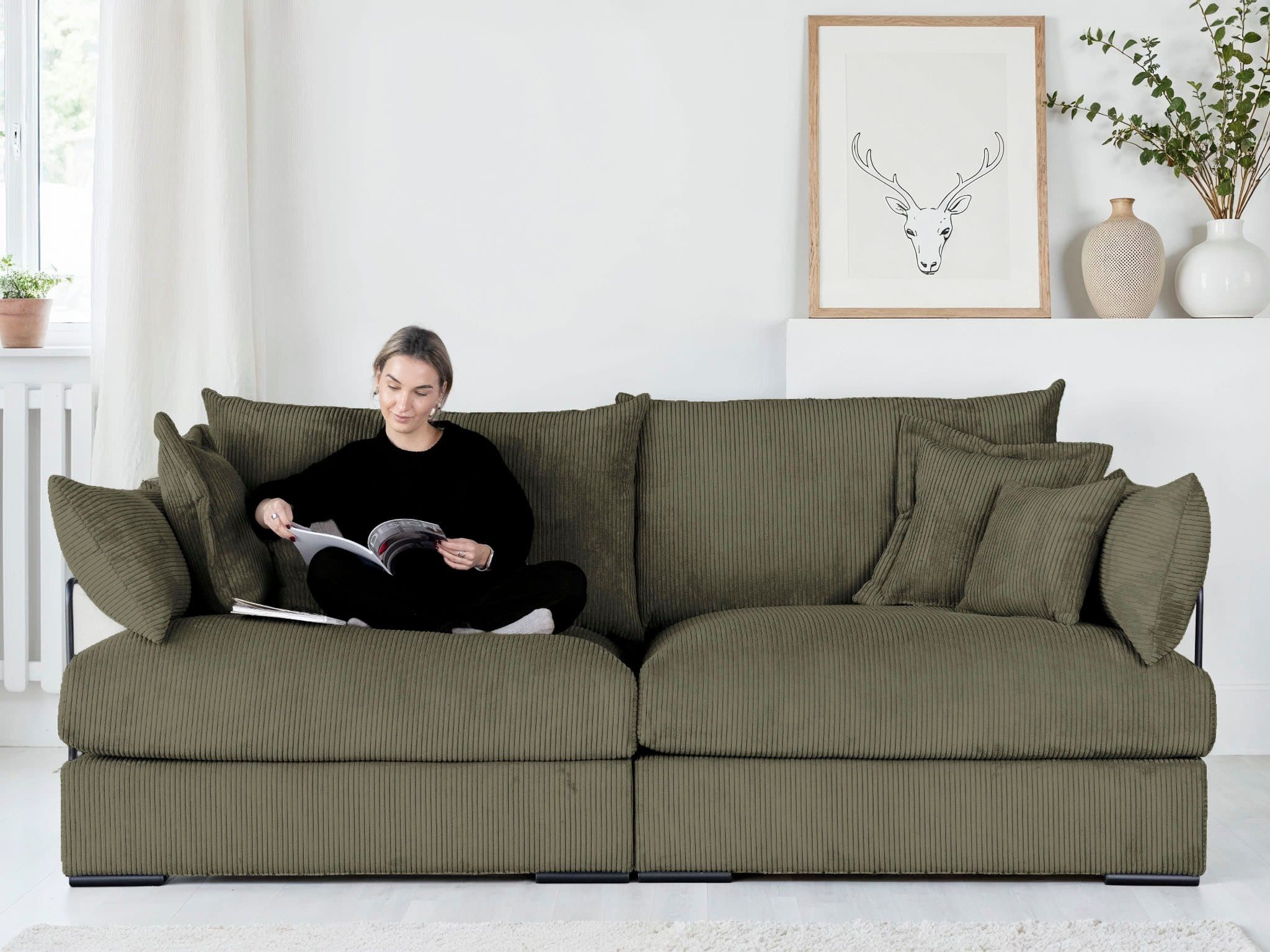 Home affaire Big-Sofa Casa XL | Braun